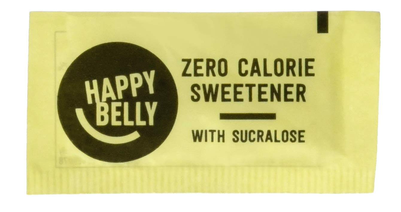 Happy Belly Zero Calorie Sucralose Sweetener Powder, 2000 Count Packet