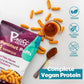 P-Nuff Peanut Butter Puffs - Healthy Vegan Snacks, Low Calorie, High Protein, 4 Oz Bag (Pack of 6)