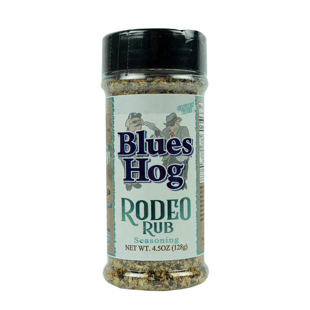 Blues Hog Rodeo Rub Seasoning, Bold All-Purpose Dry Rub, All-Natural, Gluten-Free, Made In The Usa, 4.5 Oz
