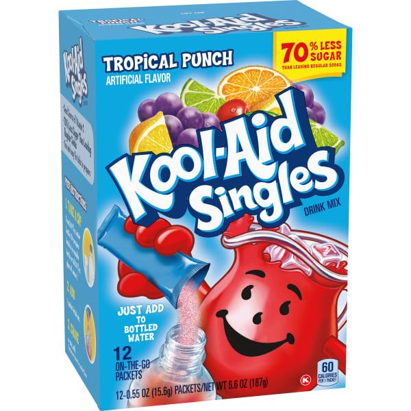 Kool-Aid Singles Tropical Punch Soft Drink Mix- 12 CT