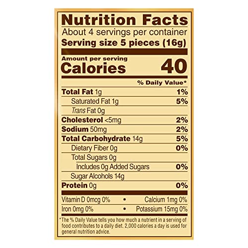Werther'S Original Hard Sugar Free Caramel Chocolate Candy, 2.35 Oz Bags (Pack Of 12)