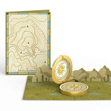 5x7" Guiding Compass Pop-Up Card