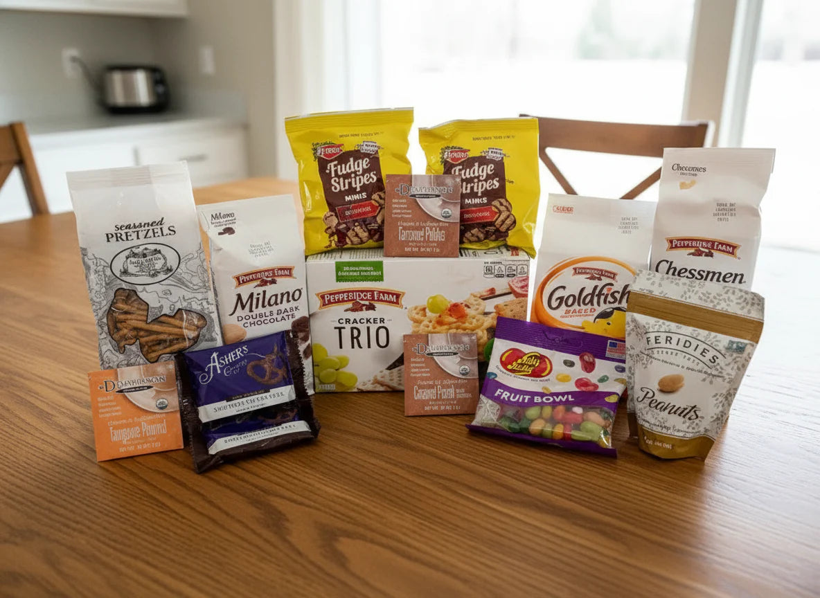 Jenny's Small Sympathy Gift Basket - Gourmet Comfort Food Gift with Sympathy Card