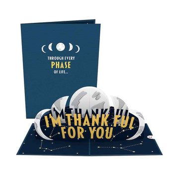 Thank You Moon Phases 5''x7'' Card, Thank You Card