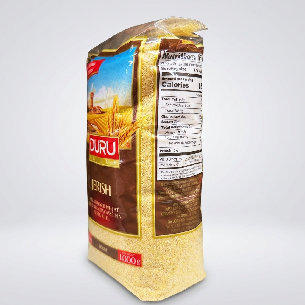 Duru Bulgur Jerish 35.2oz - Fine Cracked Wheat Stone Milled
