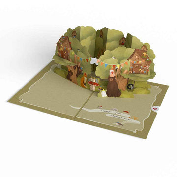 Woodland Birthday Party 5''x7'' Card, Birthday Cards