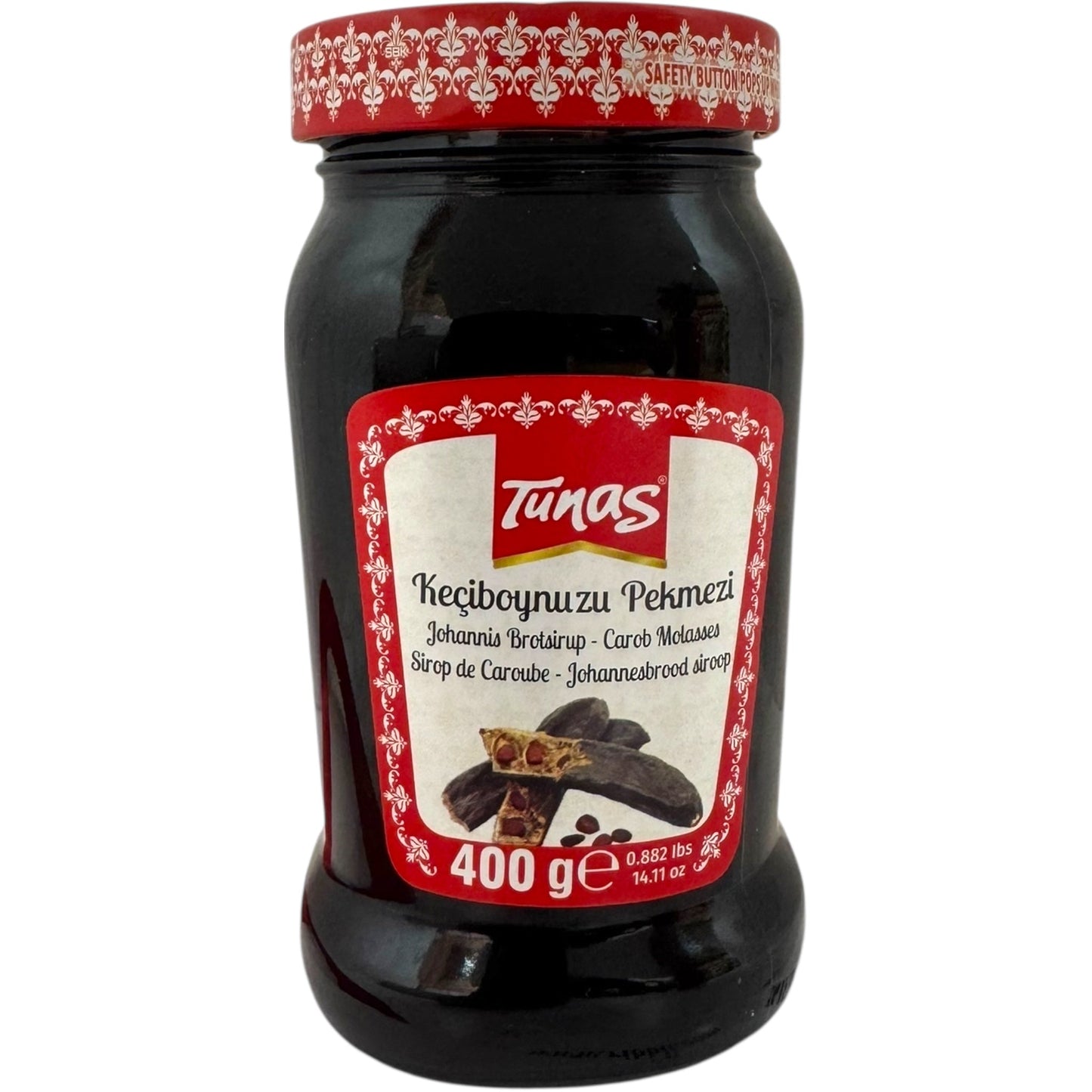 Organic Carob Syrup – Tunas Carob Molasses 400g