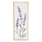 Lyulia Vertical Flowering Lavender Bouquet Wall Panel - Left