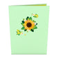 Sunflower Butterflies 5''x7'' Card, Flower, Pop-Up Cards