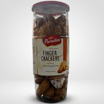 Paradise Finger Crackers Sesame 12.3 oz - Crispy Lebanese Snack