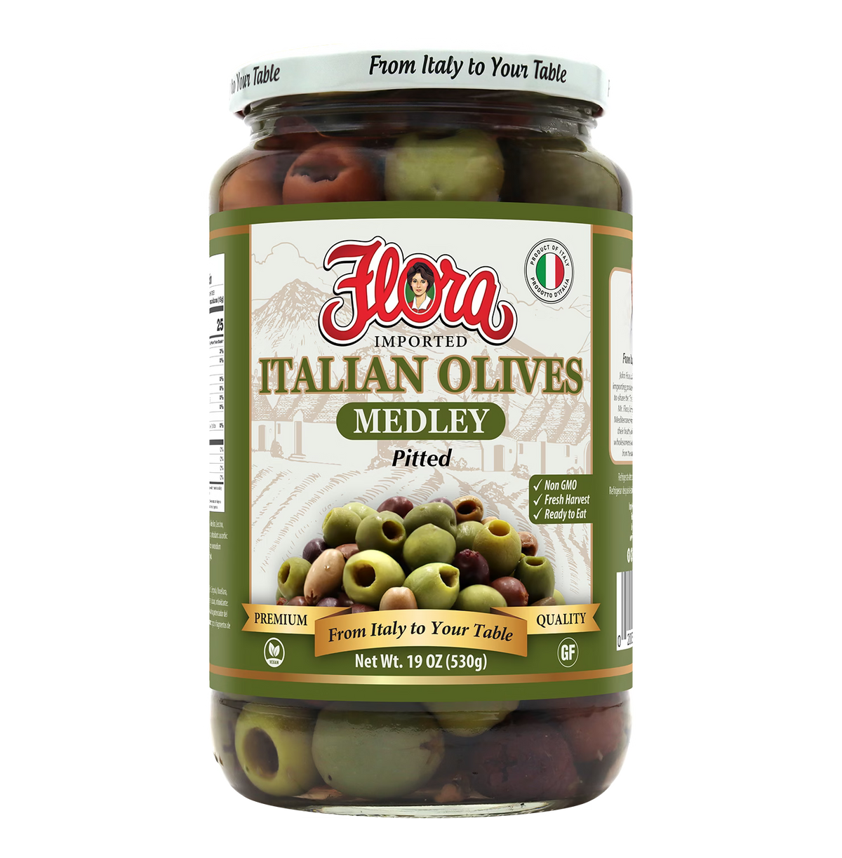 Italian Olives Medley - Mixed Varieties - 19.4 oz