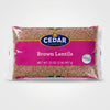 Cedar Brown Lentils 32 oz (2 lb) - Premium Canadian Whole Lentils