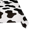Cow Tablecloth, Plastic Tablecloth, 54 Inch x 72 Inch  One Per Order