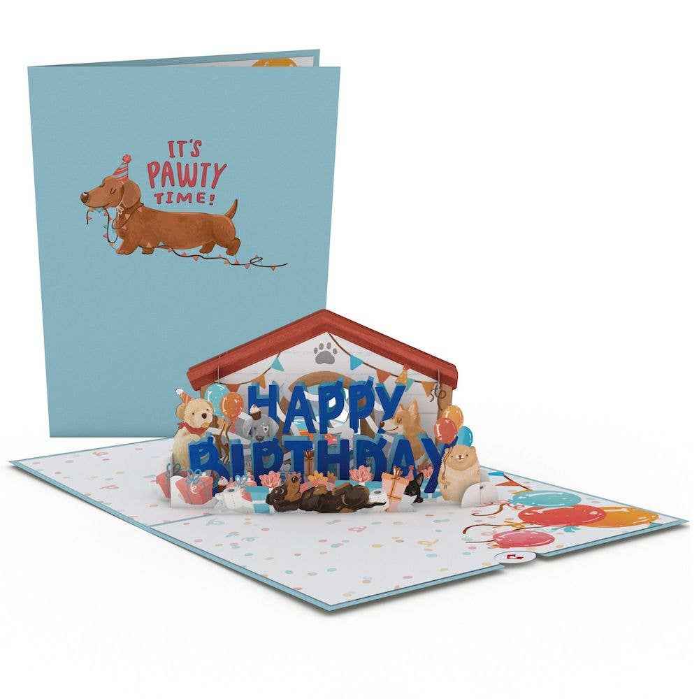Happy Birthday Dogs 5''x7'' Card, Birthday Cards