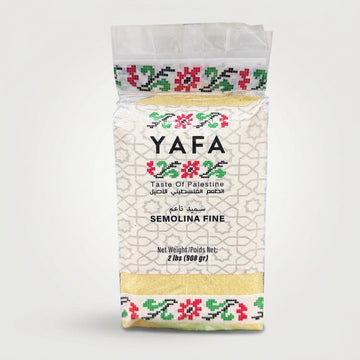 YAFA Semolina Fine 2 lbs - Premium Palestinian Wheat Semolina