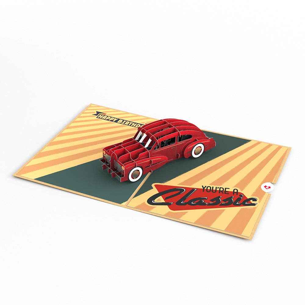 Happy Birthday Classic Car 5''x7'' Card, Birthday Cards