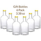 3.38 OZ Premium Glass Cork Top Bottle for Gifting Vanilla Extract with Label 100 ml