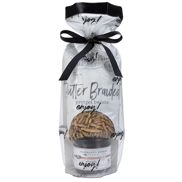Everyday Grab and Go Giftset with Bacon Pepper Dip and Braided Butter Pretzels