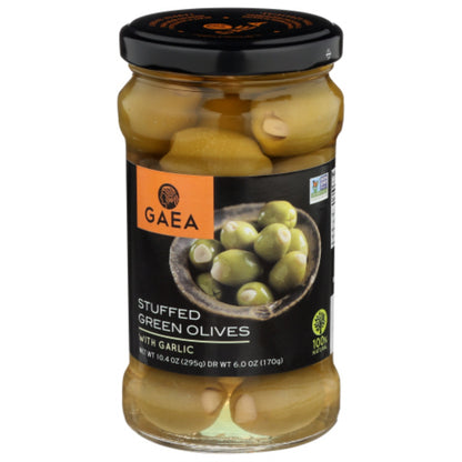 Cat Coras Kitchen, Olive Stfd Grn Garlic, 6.2 Oz, (Pack Of 8)