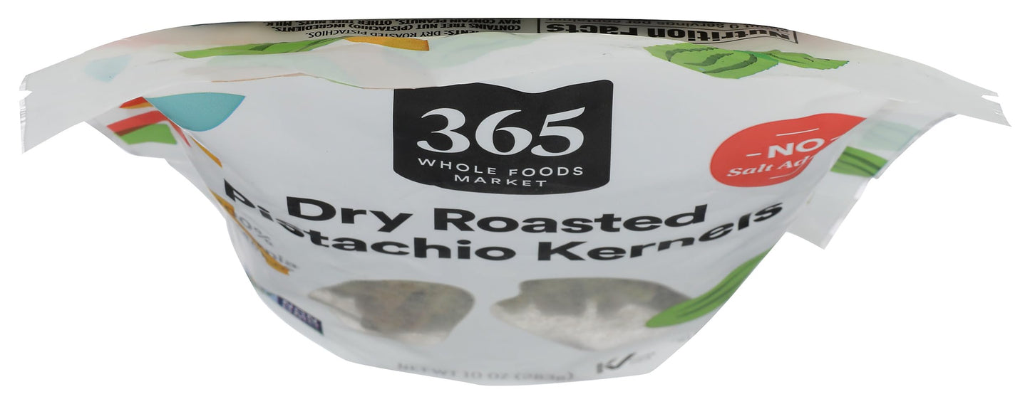 365 By Whole Foods Market, Pistachio Kernels, Dry Roasted Unsalted, 10 Ounce