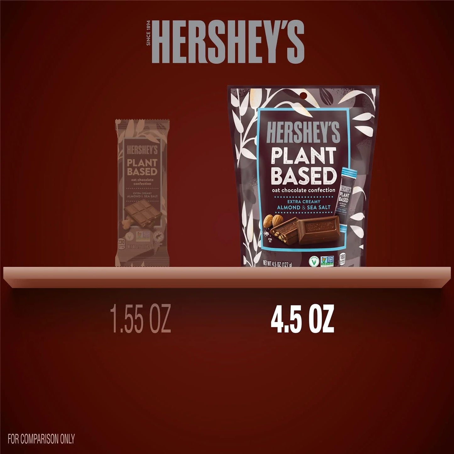 Extra Creamy Almond Sea Salt Plant-Based Candy Bag By Hersheys