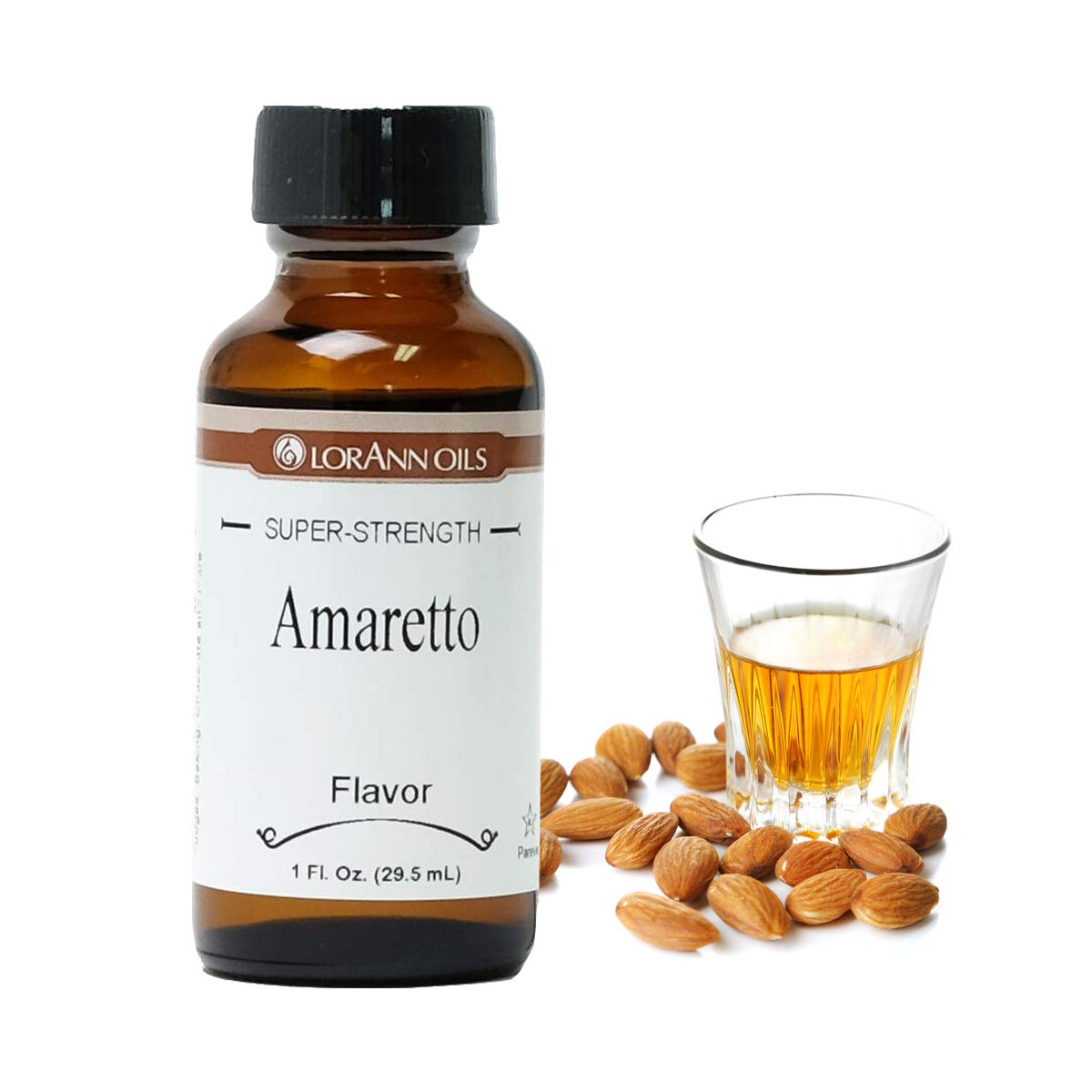 Lorann Amaretto Ss Flavor, 1 Ounce Bottle