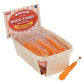 Espeez Extra Large Rock Candy Sticks, 24 Count, Orange, Individually Wrapped for Party Favors and Candy Buffets