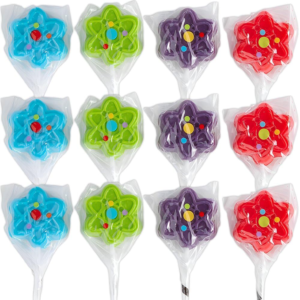 Science Party Suckers (Individually wrapped set of 12) Party Lollipops and Candy