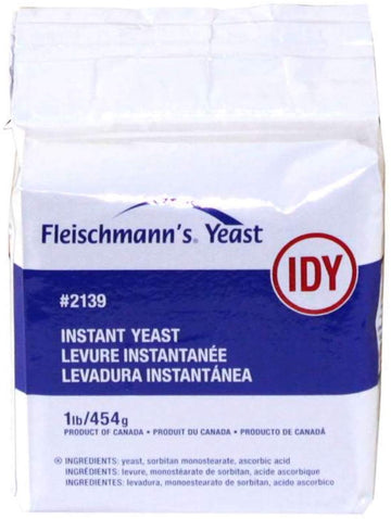 Fleischmanns Dry Instant Baking Yeast 20 Case 1 Pound