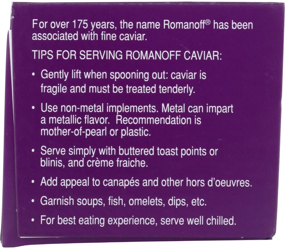 Romanoff Black Lumpfish caviar 2 ounce -- 12 per case12