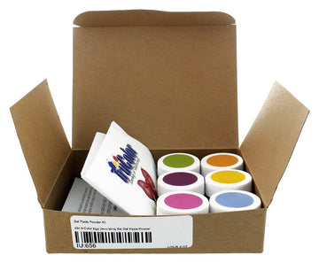 Trucolor 6-Color Vegetable Food Coloring Powder Set - Natural Gel Paste Powder