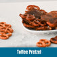Door County Coffee Toffee Pretzel Flavored Coffee Ground | 10 Oz Bag | Flavored Ground Coffee Medium Roast | 100% Specialty Arabica Coffee Ground | Flavored Gourmet Coffee | Toffee Pretzel Coffee