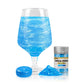 Dazzjoy Edible Glitter for Cocktails, Food Grade, 7g, Blue, Kosher, Shimmer for Drinks, Cupcakes, and Desserts