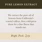 Cook'S Pure Lemon Extract, Premium Quality, Cold Pressed Lemon, Sugar Free, Gluten Free, Allergen Free, 32 Oz