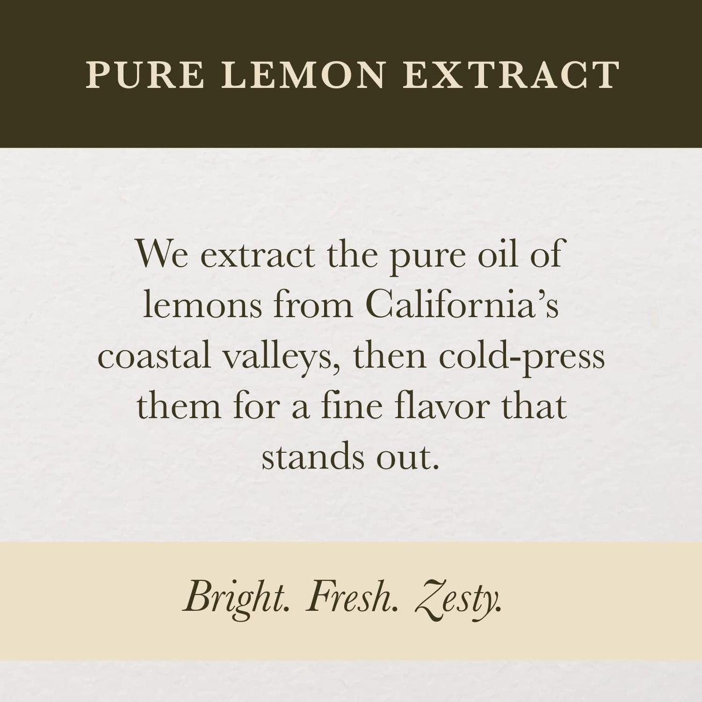 Cook'S Pure Lemon Extract, Premium Quality, Cold Pressed Lemon, Sugar Free, Gluten Free, Allergen Free, 32 Oz