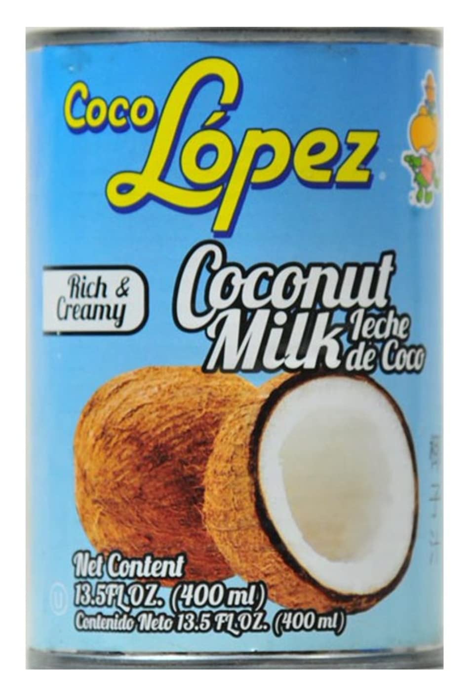 Coco Lopez Coconut Milk 6 Cans 13.5 Onz