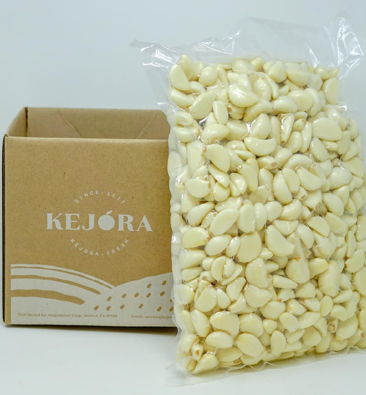 Kejora Premium Fresh Peeled Garlic Cloves 5 Pound (Pack Of 1)