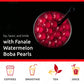 Fanale Watermelon Popping Boba Pearls, Vegan, Gluten Free, 1 Pound