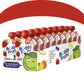 Buddy Fruits Snacks To Go Strawberry Unsweetened Applesauce 3.2Oz Pouch (18Pk) Gluten-Nut-Dairy-Preservatives-Bpa Free, Non Gmo,