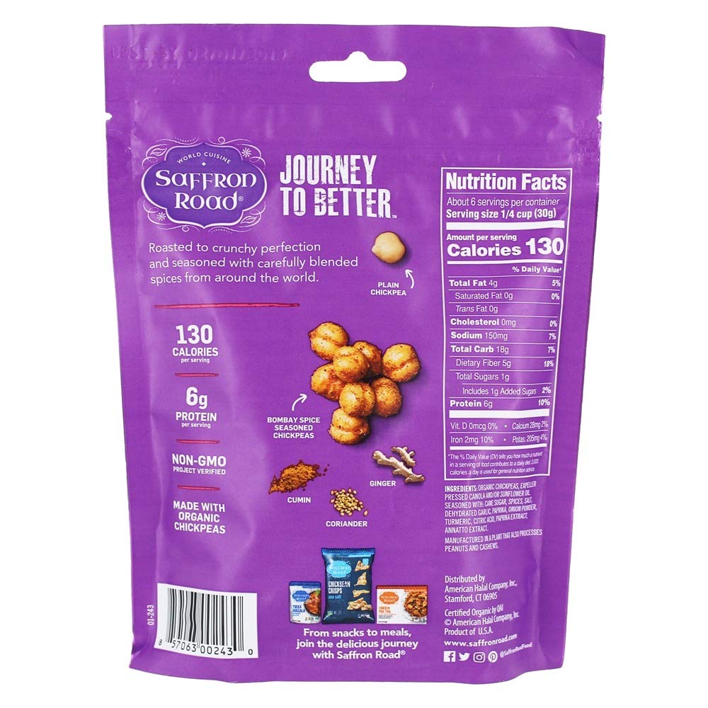 Saffron Road Chickpea Bombay Spice