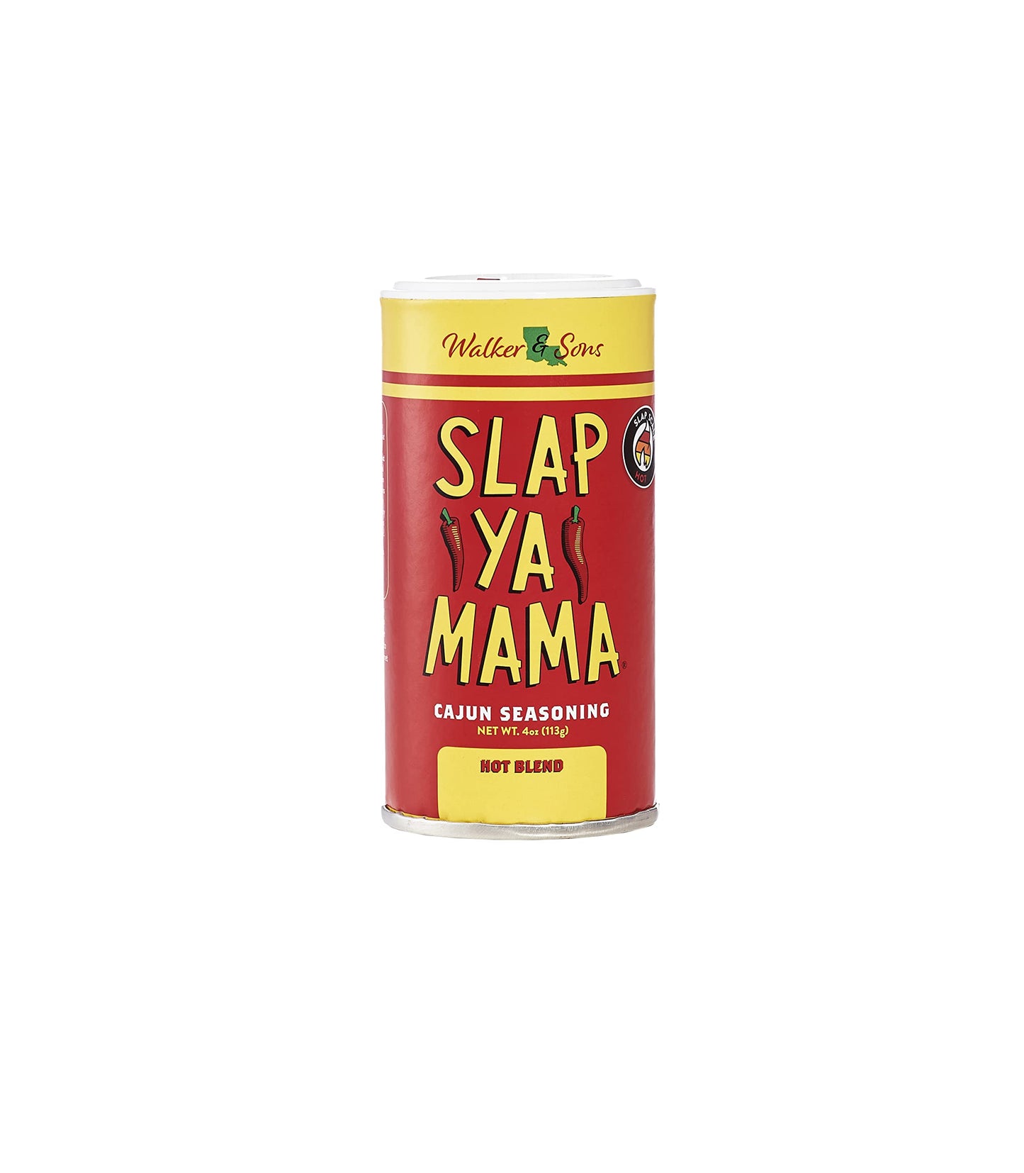 SUPOOBE Slap Ya Mama Cajun Seasoning Variety Pack - 4 Piece Assortment (Original, Hot, White Pepper, Low Sodium)