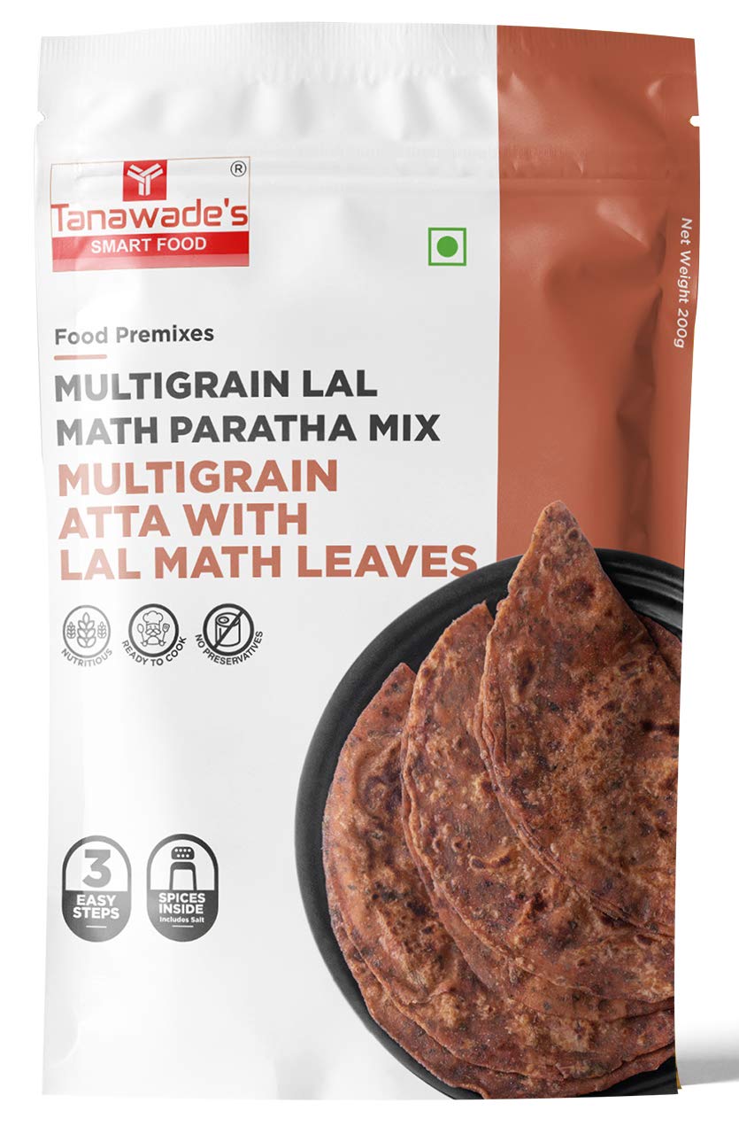 Tanawades Smart Food Paratha Combo, Instant Lal Math Paratha, Palak Paratha Mix, Ready To Cook, Home Food With Hand Picked Flavo