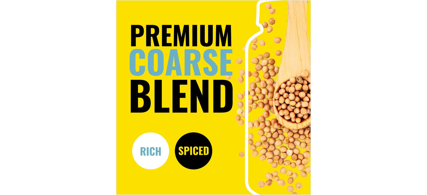 Plochman, Stone Ground Mustard, 9 oz, Coarse Grain Texture