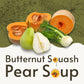 18 Chestnuts Plant Based Soup - Butternut Squash Pear Soup Bundle, Plant Based & Gluten Free - 3 Jar Pack (16Oz)
