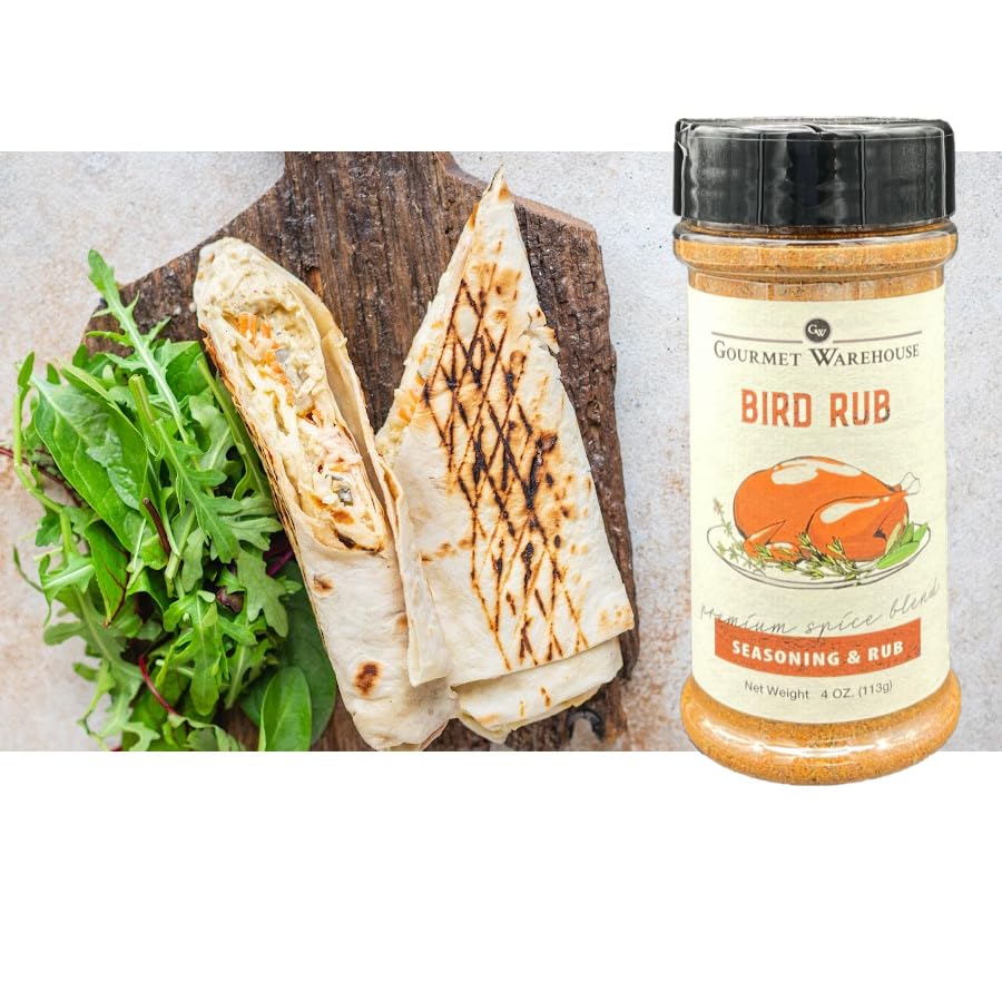 Gourmet Warehouse Bird Rub/Seasoning, Gluten Free, 3 Pack, 4 oz Total