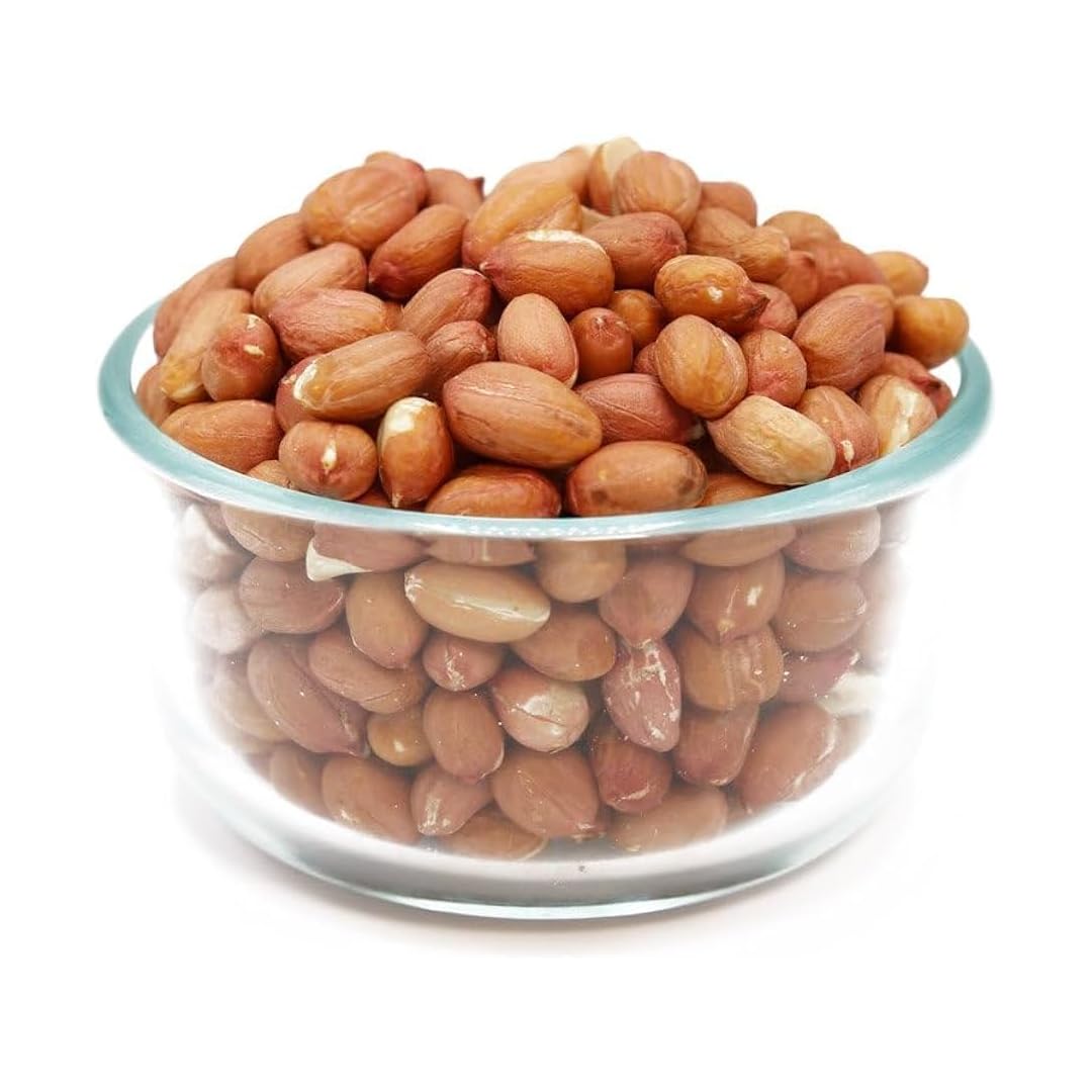 Naturalee Peanuts, With Skin Spanish Peanuts 1 lbs - Roasted No Salt - Heart Health, High Protein