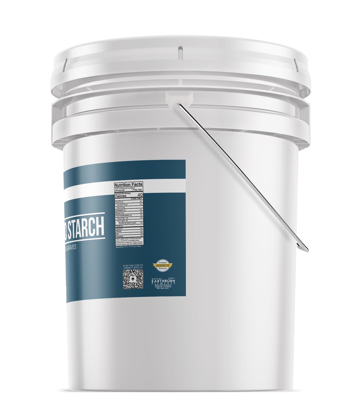 Earthborn Elements Potato Starch (5 Gallon), Thickener For Sauces, Soup, & Gravy