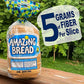 Jims Amazing Bread -  Sliced Whole Wheat Bread 2Lb  Gluten Inactive Whole Cell Wheat  5 Grams Of Fiber 6 All-Natural Ingredients