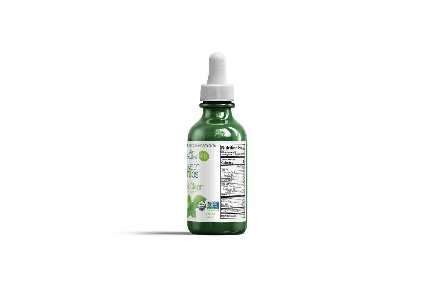 Sweetleaf Organic Sweet Drops Steviaclear Stevia Sweetener, 2 Oz