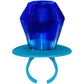 Ring Pop Individually Wrapped Blue Raspberry 30 Count Bulk Lollipop Pack – Blue Raspberry Flavored Lollipop Suckers For Kids - Fun Candy Bulk For Gender Reveal Parties, Bachelorettes, & Party Favors